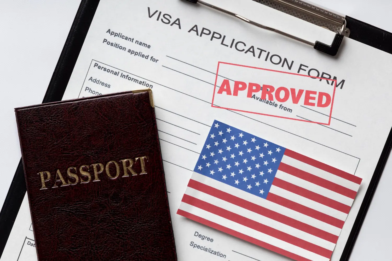 Contrato do visto eb3 aprovado